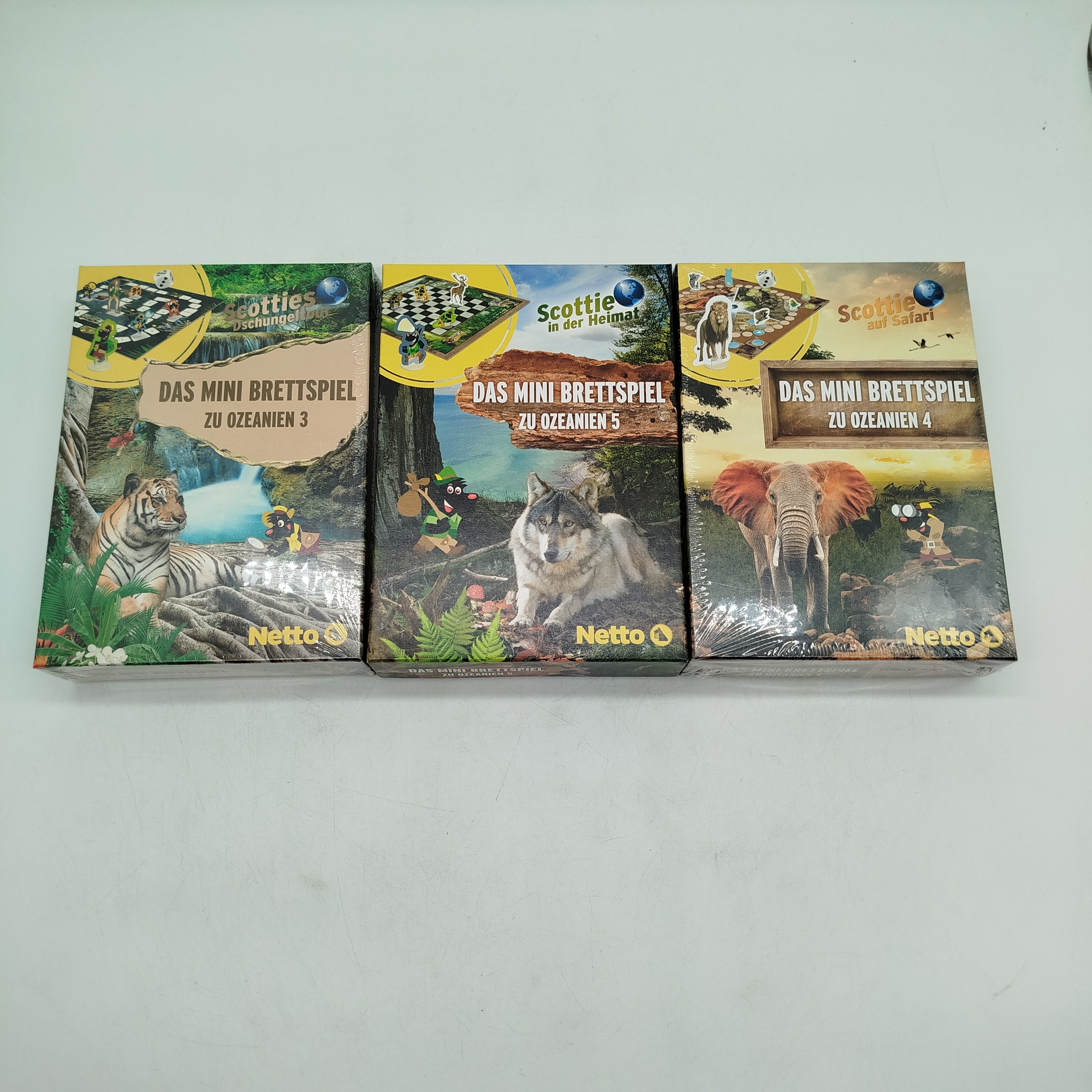 Netto Bundle Scotties Abenteuer 3 Brettspiele, ab 3 4 5 Jahre | ✅ geprüft